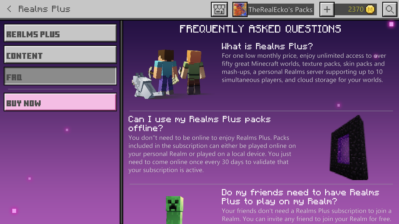 minecraft bedrock realms discord servers